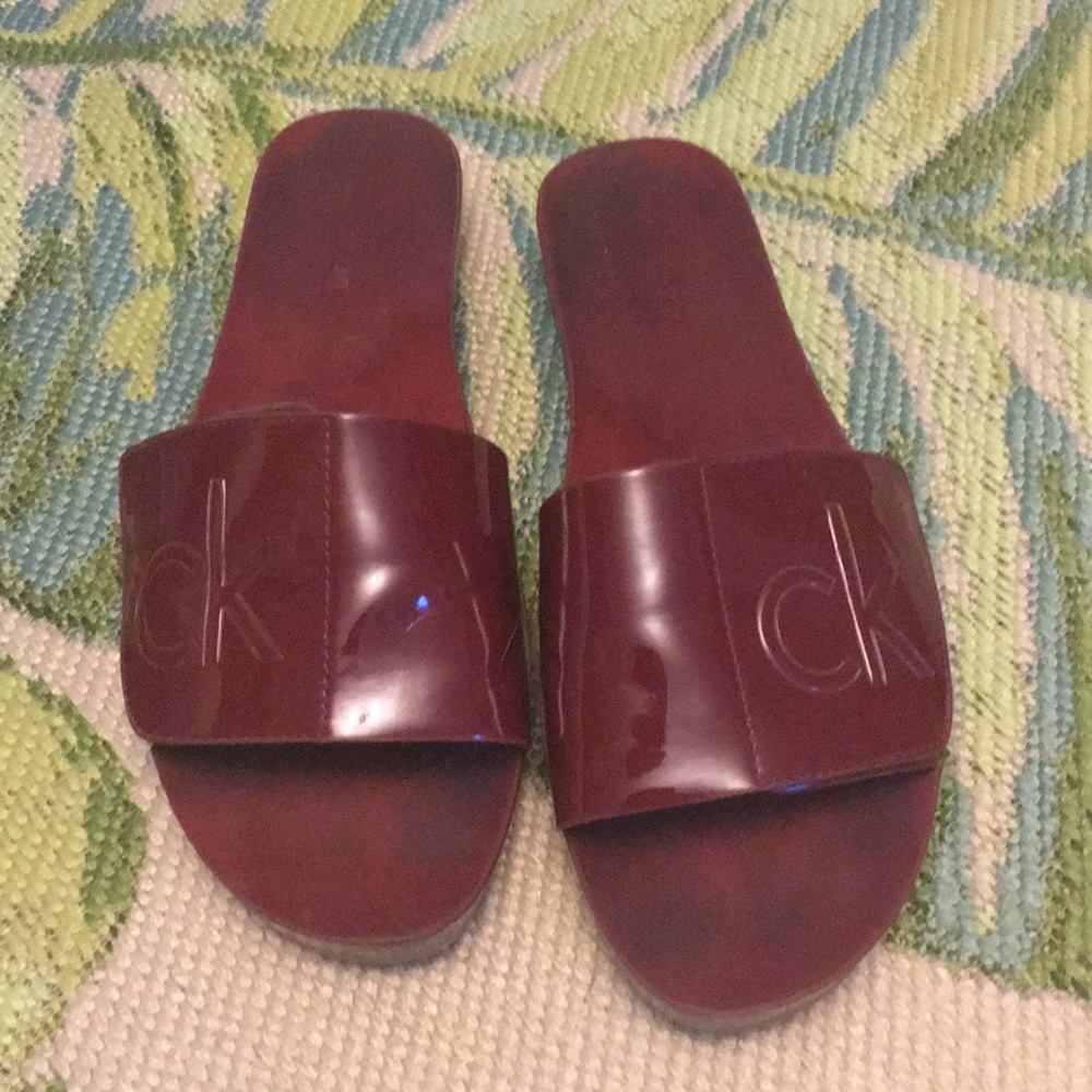 Calvin Klein slides